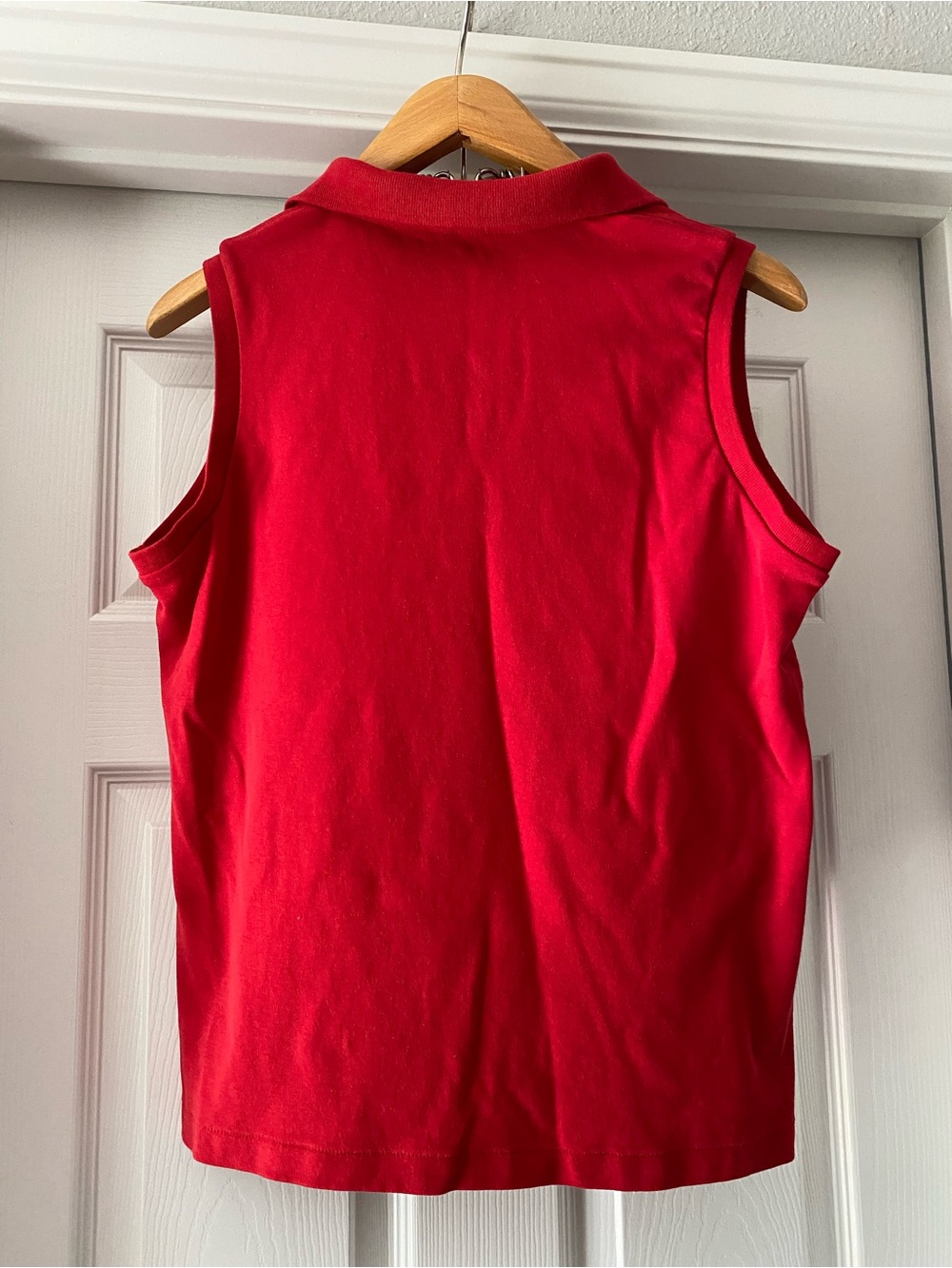 Polo-Ralph Lauren Sleeveless Red Polo XL - Picture 4 of 7